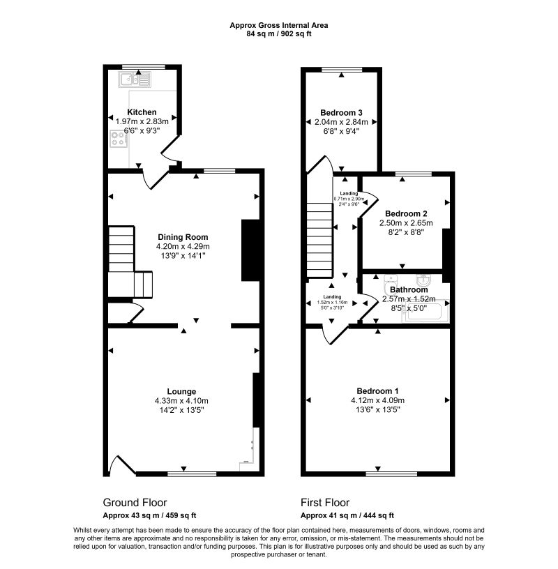 164, Ormskirk Road, Wigan floorplan