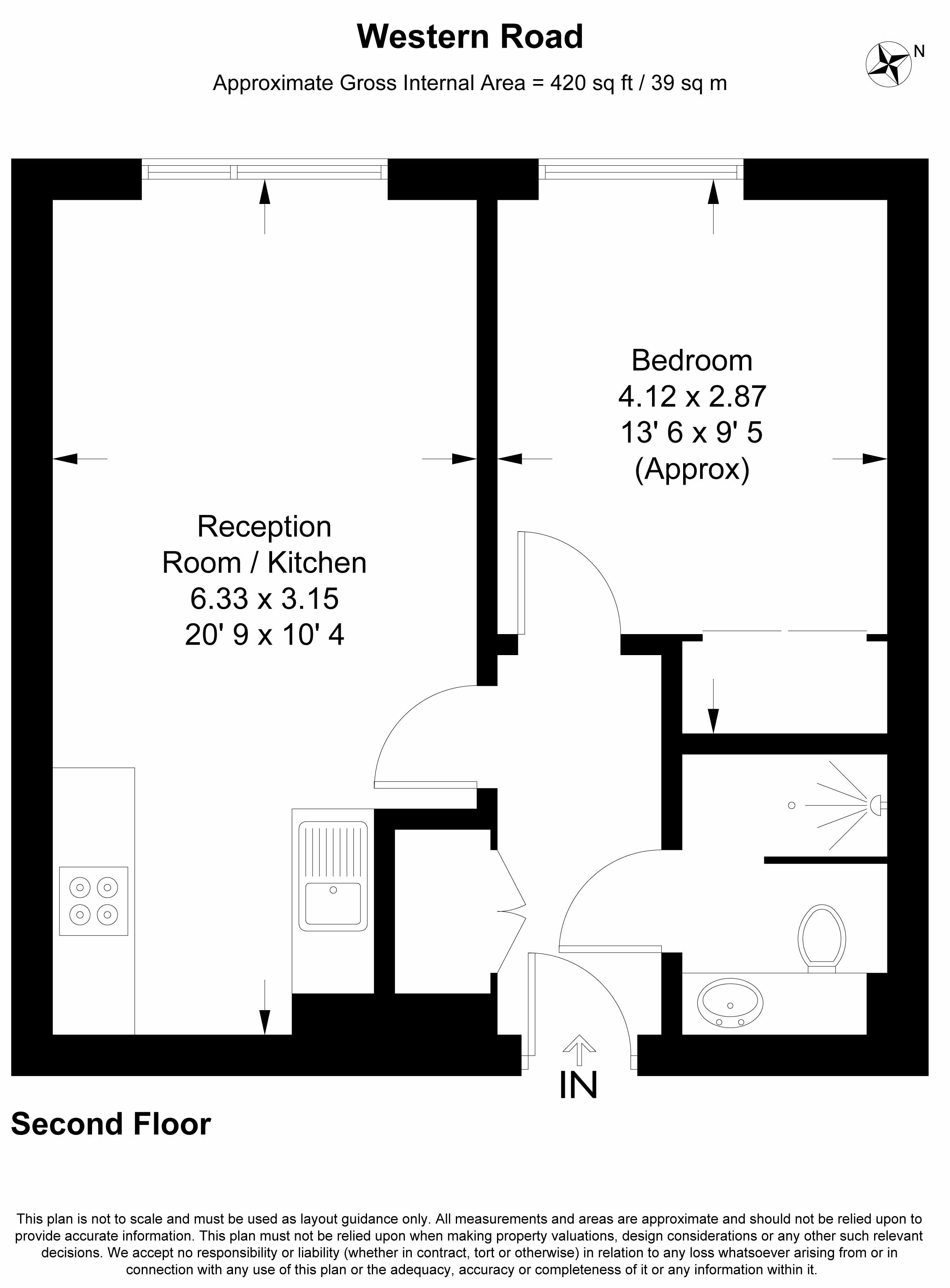 28, Western Road, London floorplan