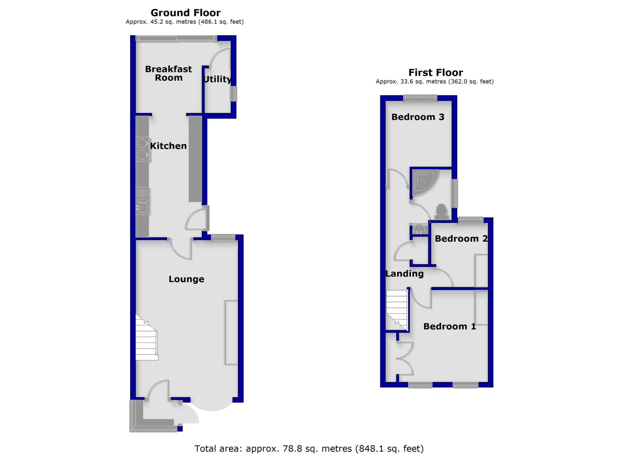 Brynhyfryd, Ty Cam, Aberystwyth floorplan