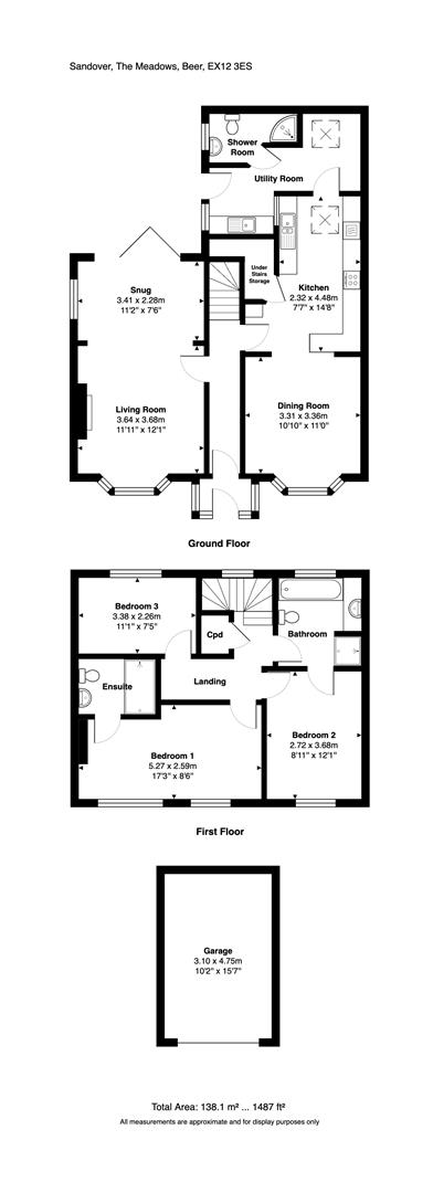 Sandover, The Meadows, Beer floorplan