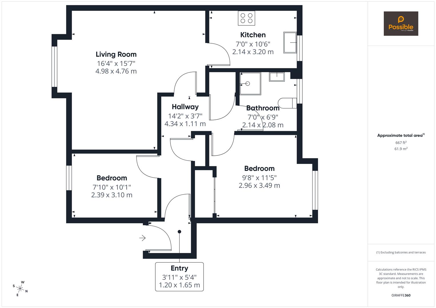 6, Church Place, Perth floorplan