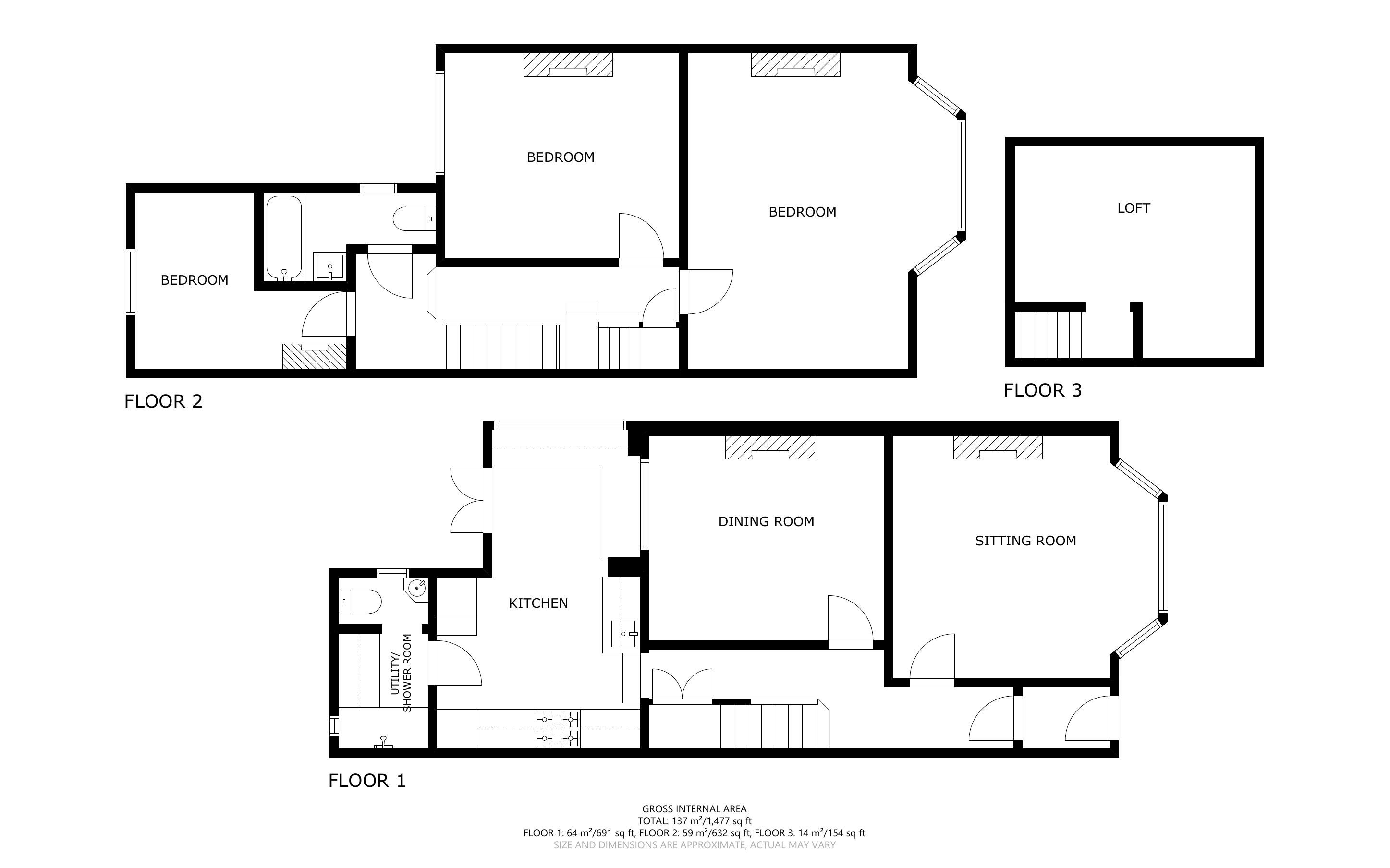 48, Green Street, East Sussex floorplan