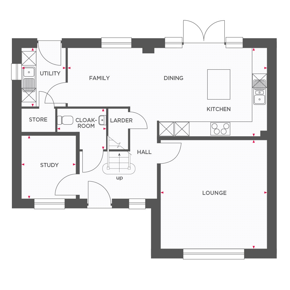Witchazel,, Trevow Heights, Truro floorplan