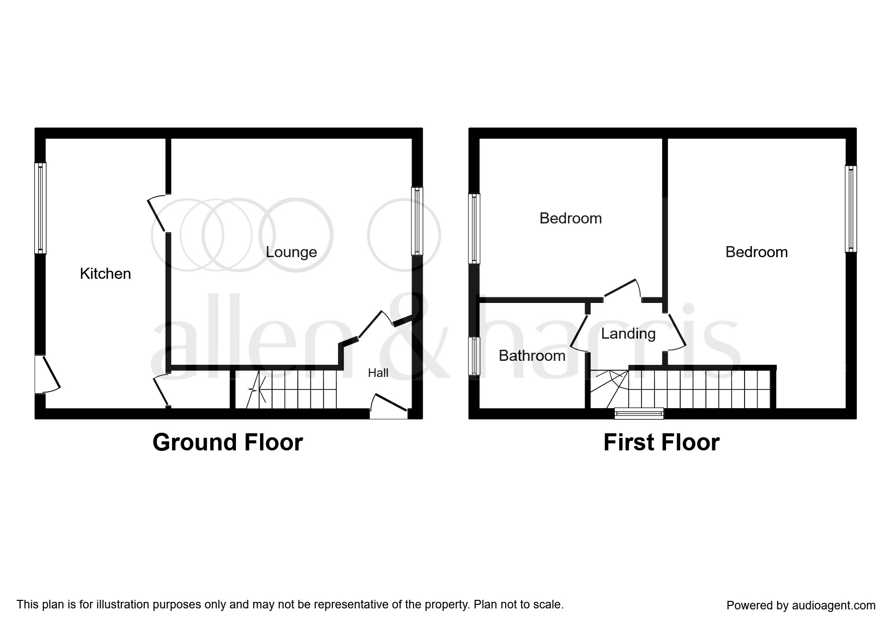 2 Bedrooms End terrace house for sale in Martin Avenue, Mossblown, Ayr KA6