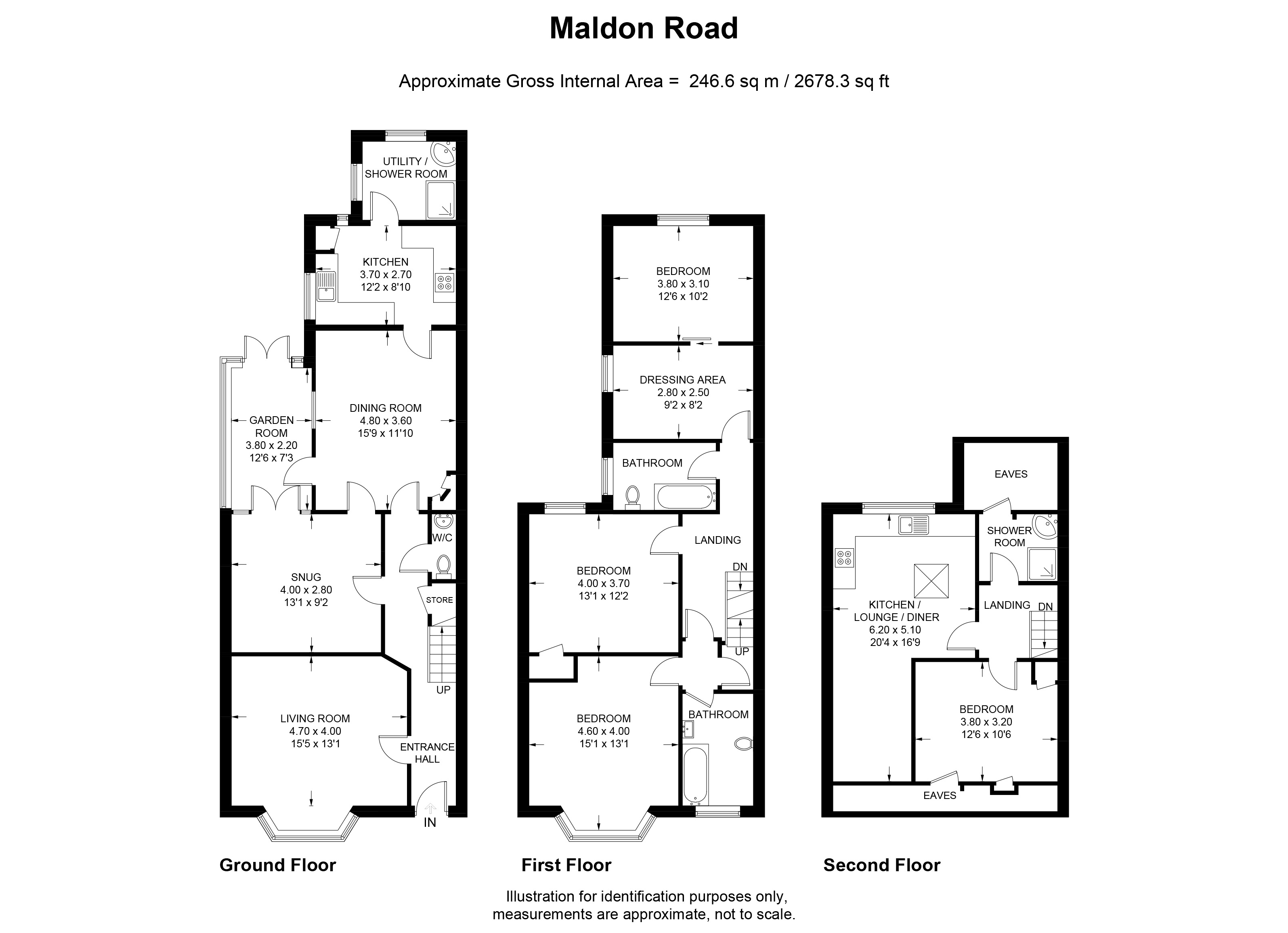 150, Maldon Road, Colchester floorplan