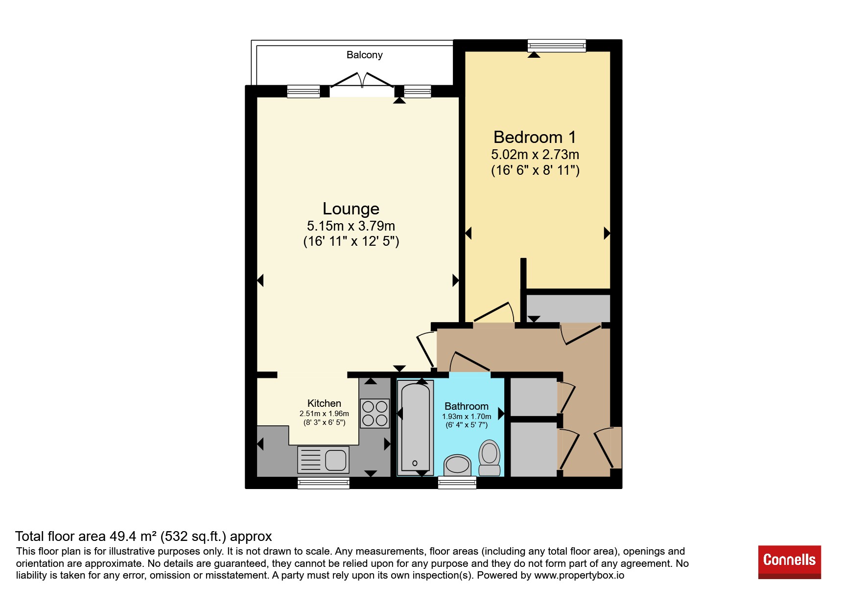 Ker Street Ope, Plymouth floorplan