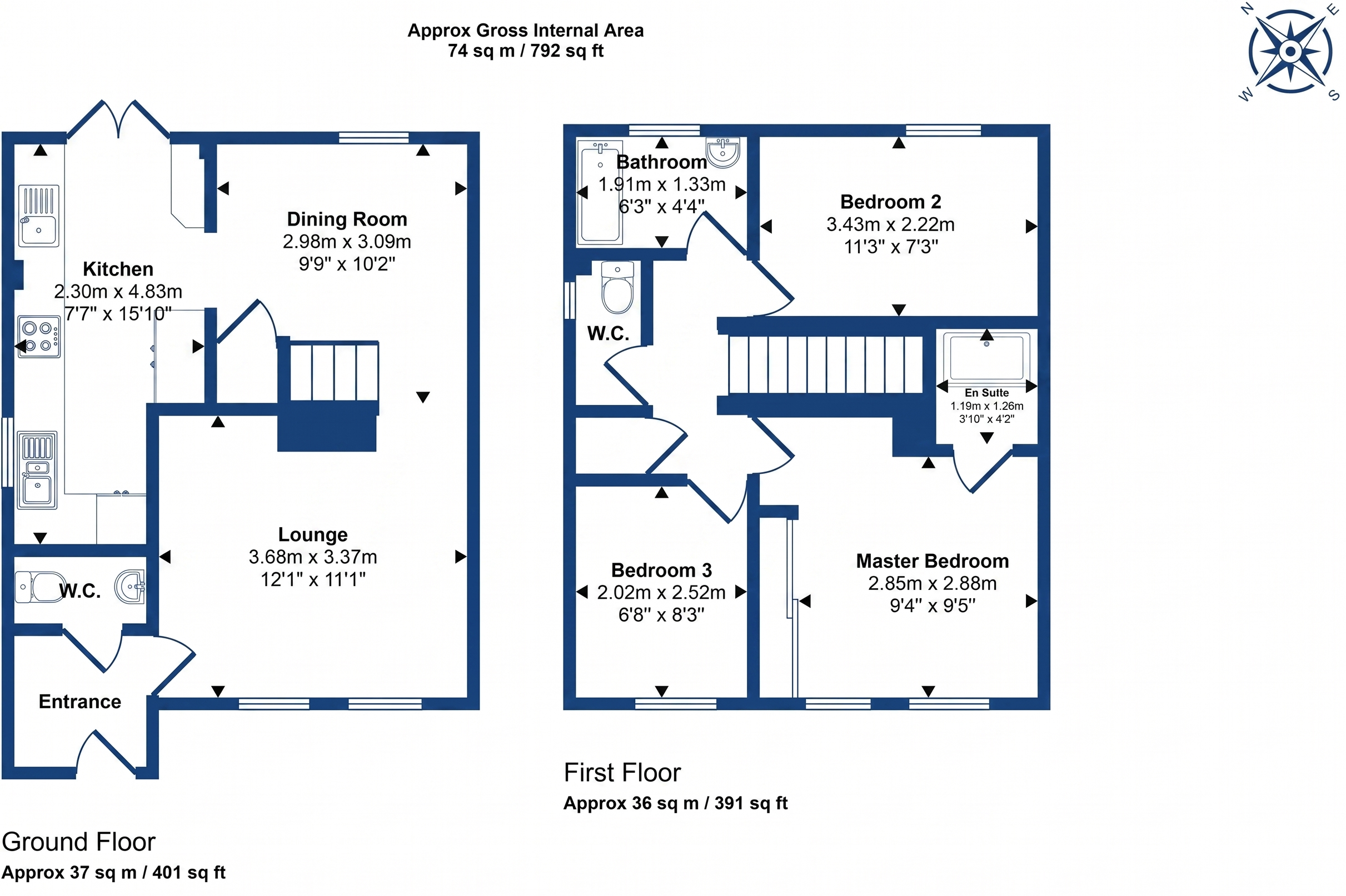 4, Chancery Close, Truro floorplan