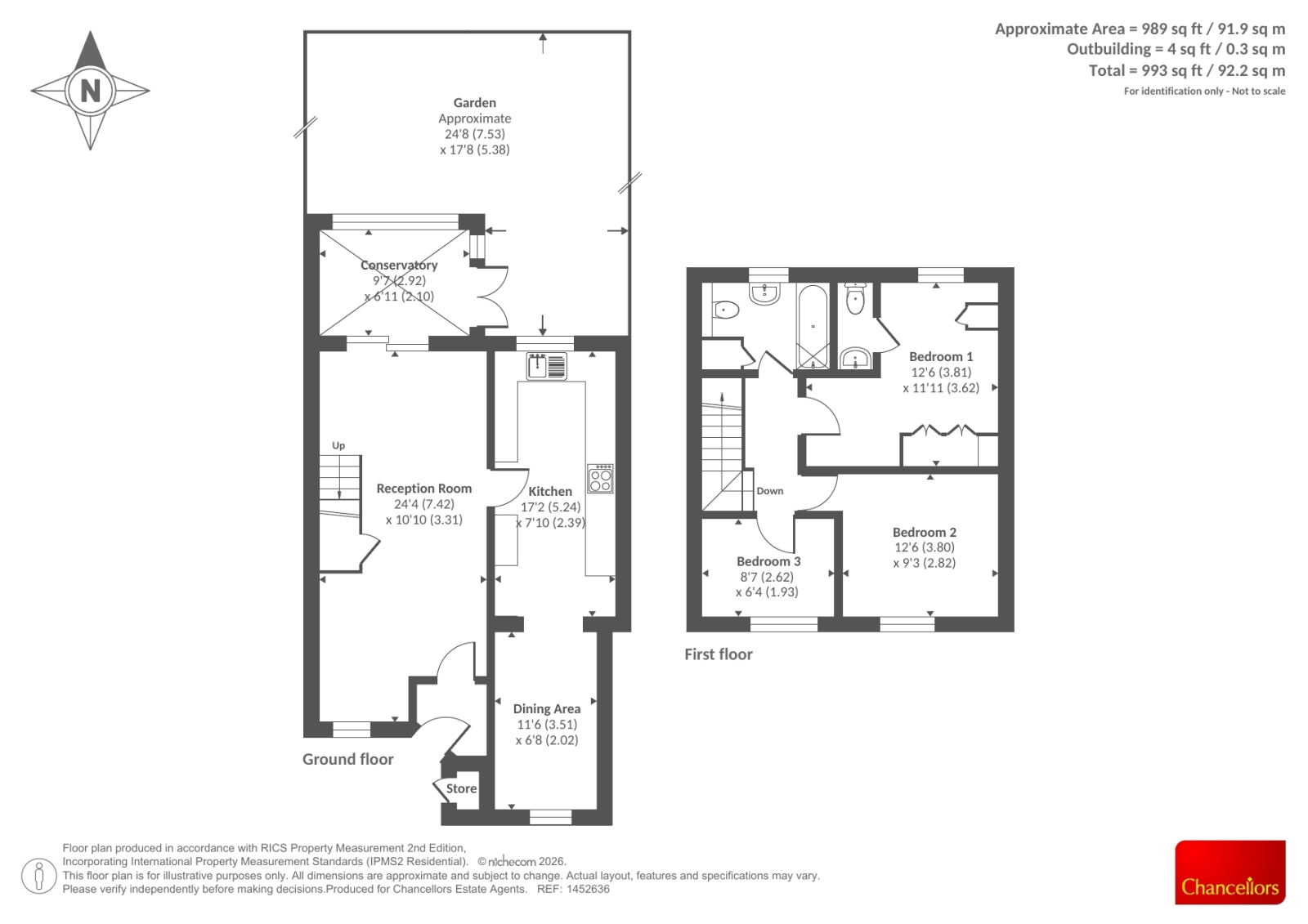 8 GREENWOOD MEADOW, Greenwood Meadow, Chinnor floorplan
