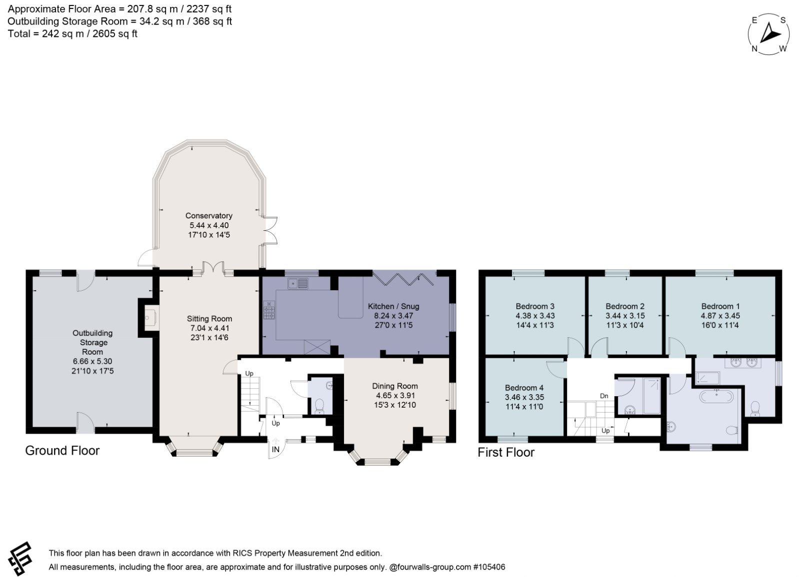 Restcroft Farm,, Little Shurdington, Cheltenham floorplan