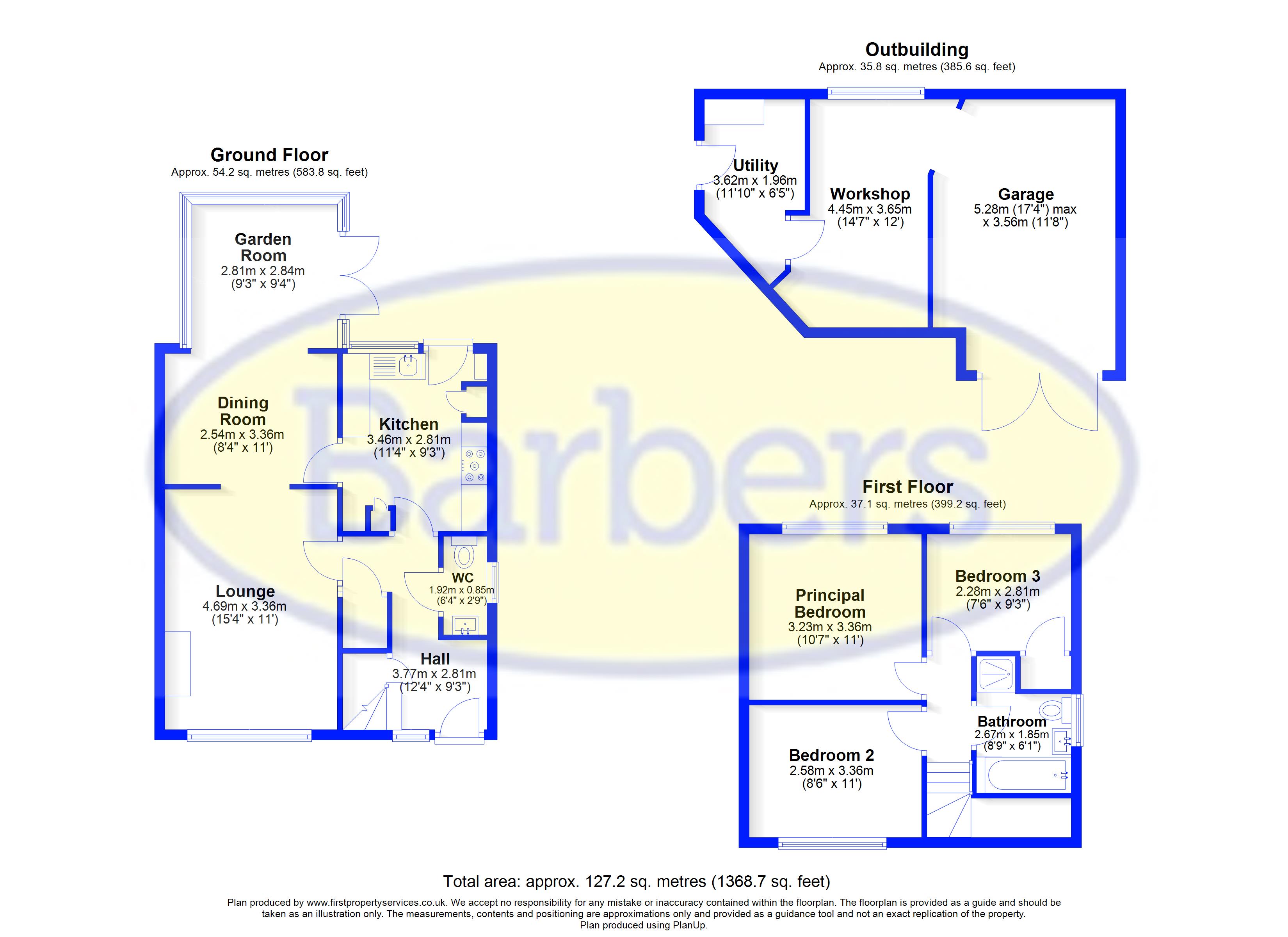 6, Maple Drive, Market Drayton floorplan