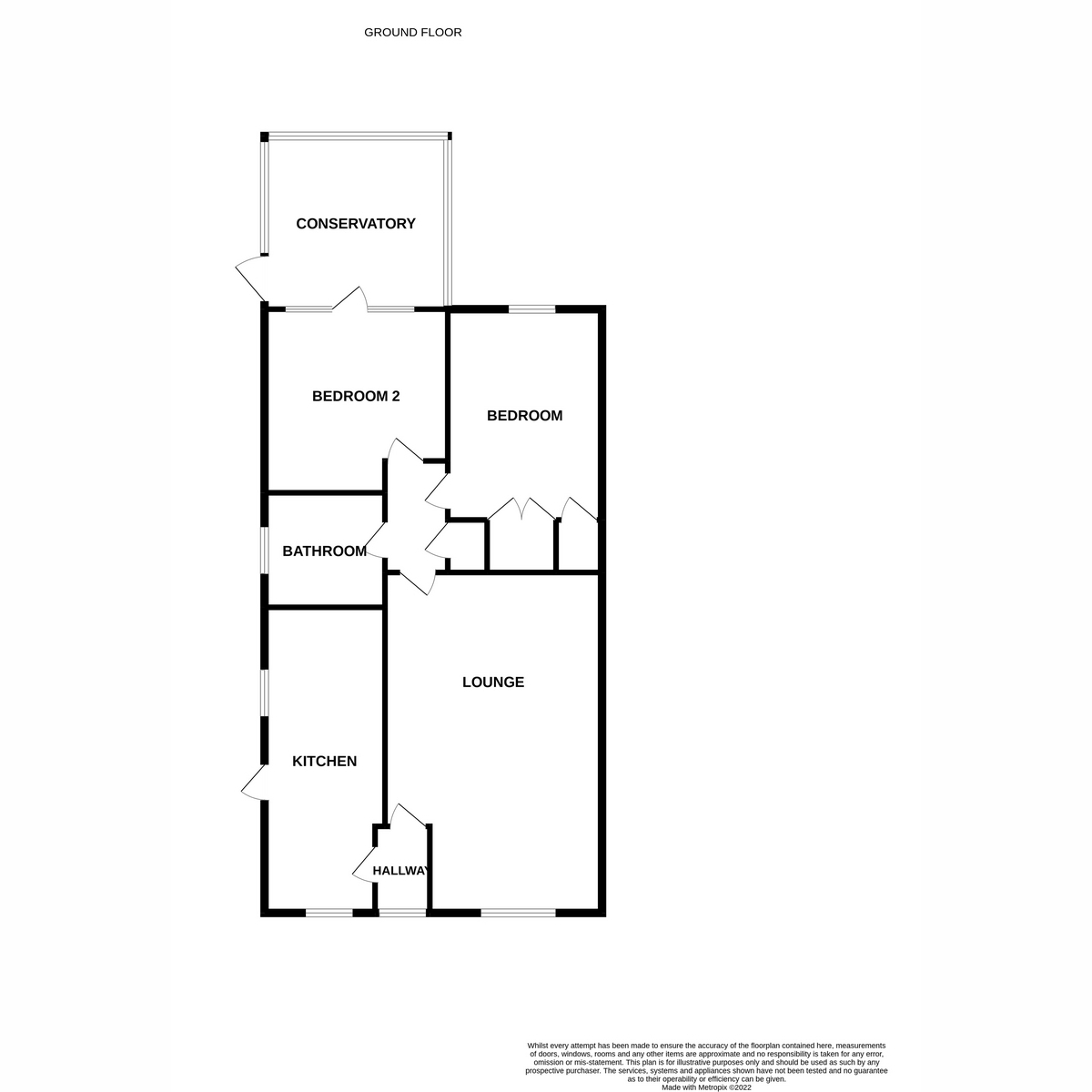 Windermere Road, Hucknall NG15, 2 bedroom detached bungalow for sale