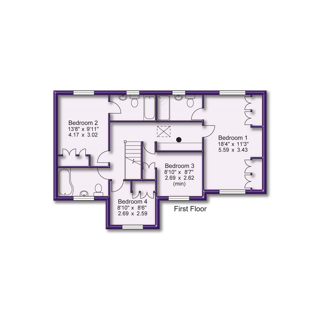 12, Dulwich Close, Sale floorplan