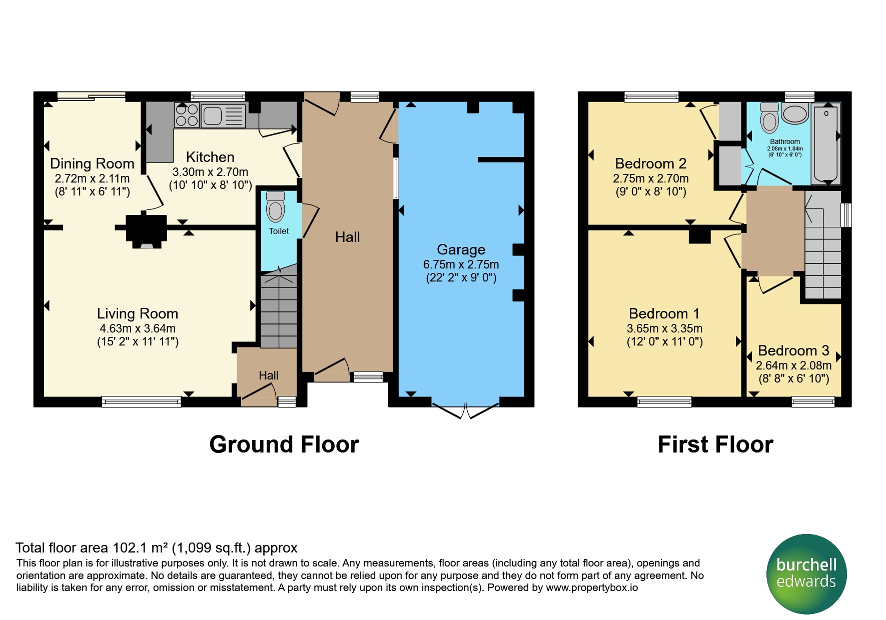 62, Springfield Gardens, Ilkeston floorplan