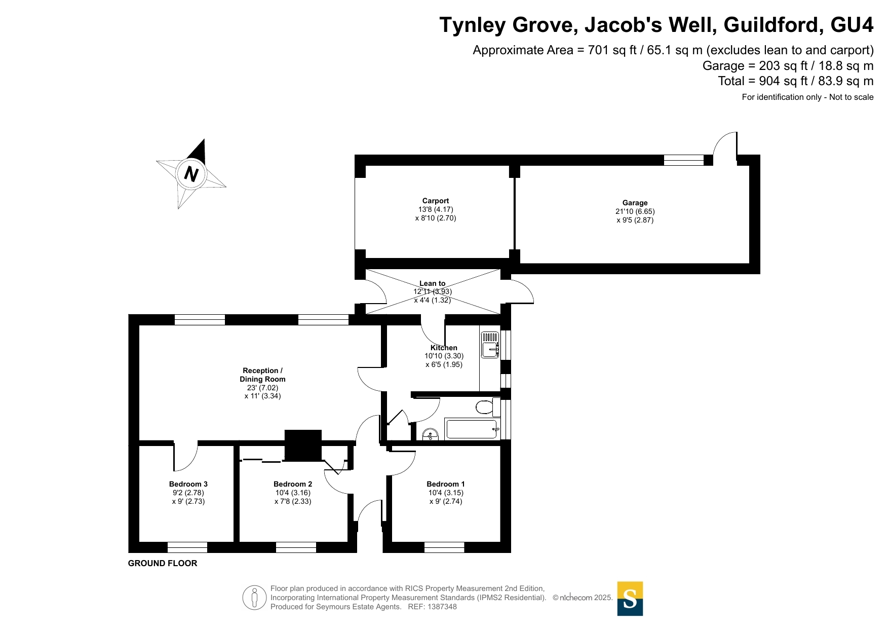 15, Tynley Grove, Guildford floorplan