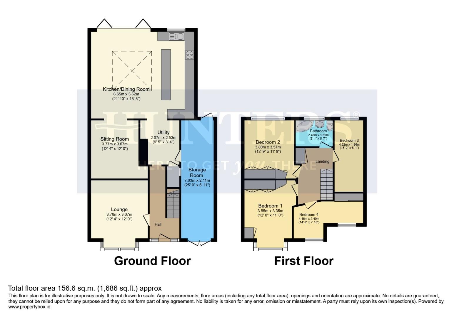 542, Penn Road, Wolverhampton floorplan