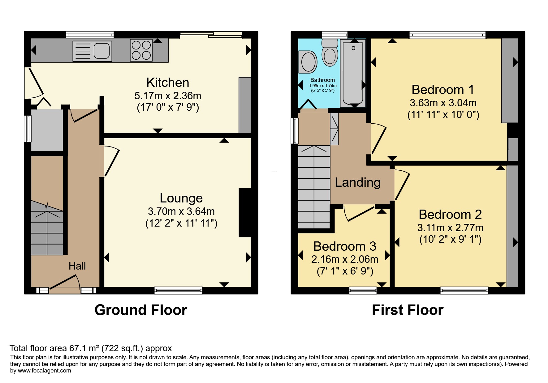 37, Chevinedge Crescent, Halifax floorplan