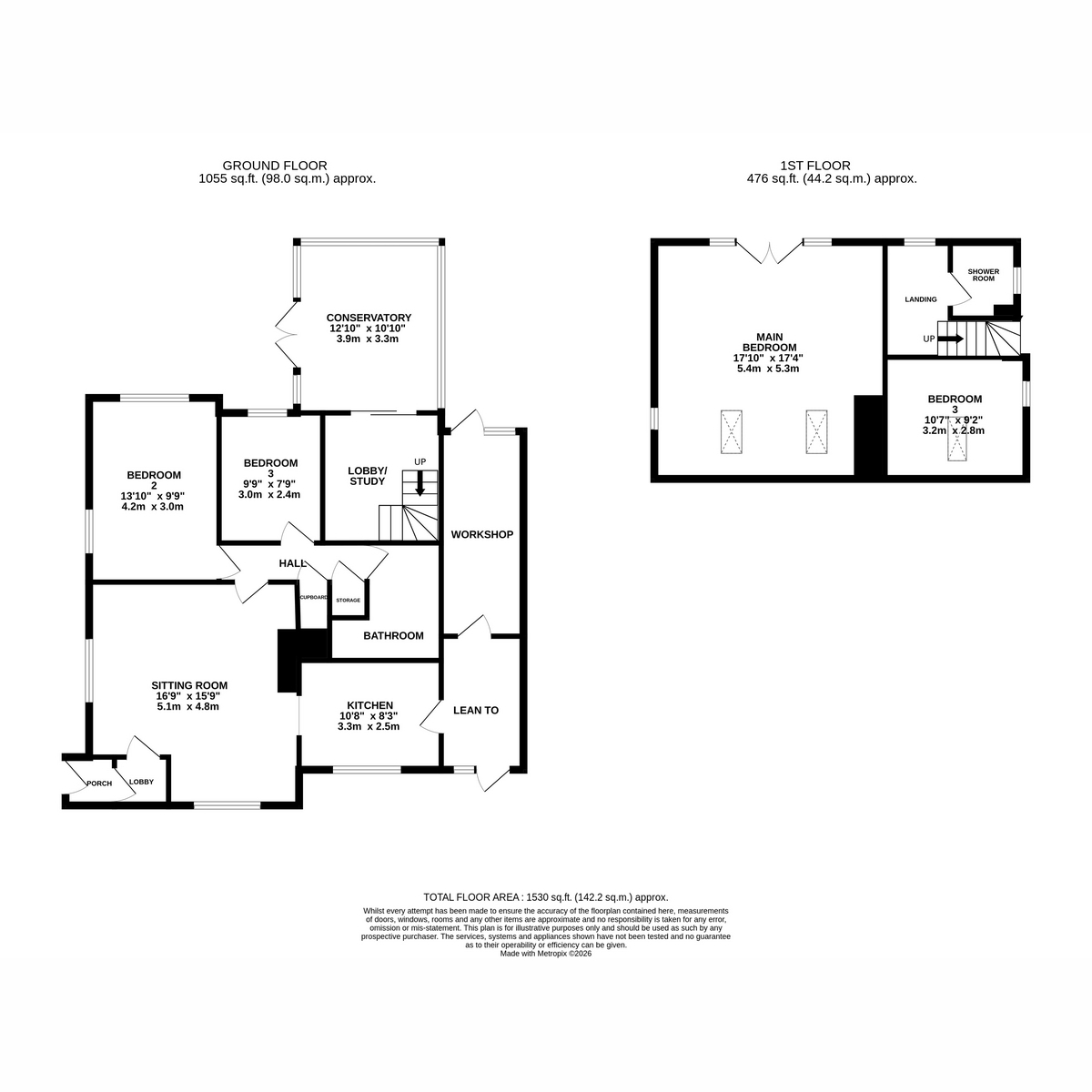 10, Wishingtree Close, St. Leonards-on-sea floorplan