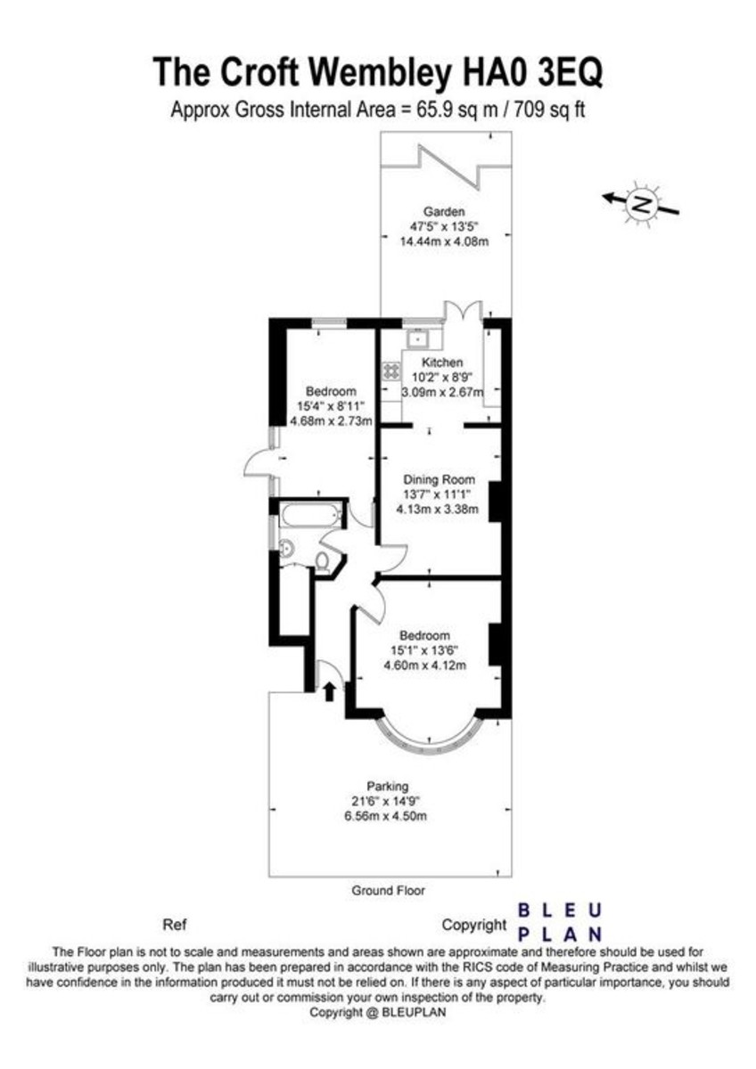 The Croft, Wembley floorplan