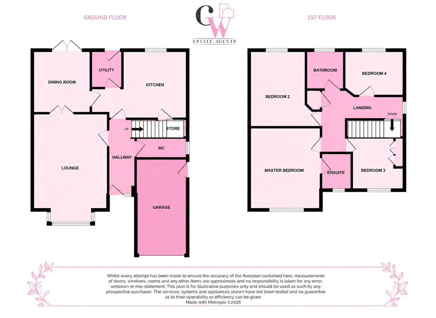 7, Lapwing Close, Winsford floorplan