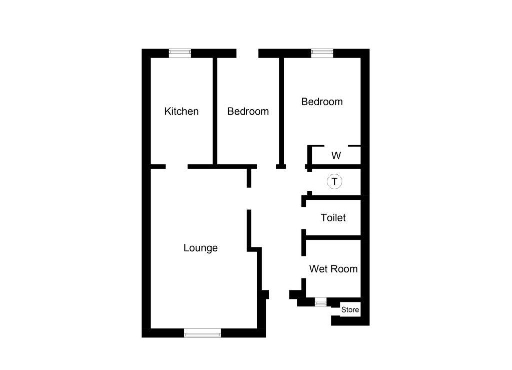 2 Bedrooms Terraced bungalow for sale in Strathearn Court, Crieff PH7