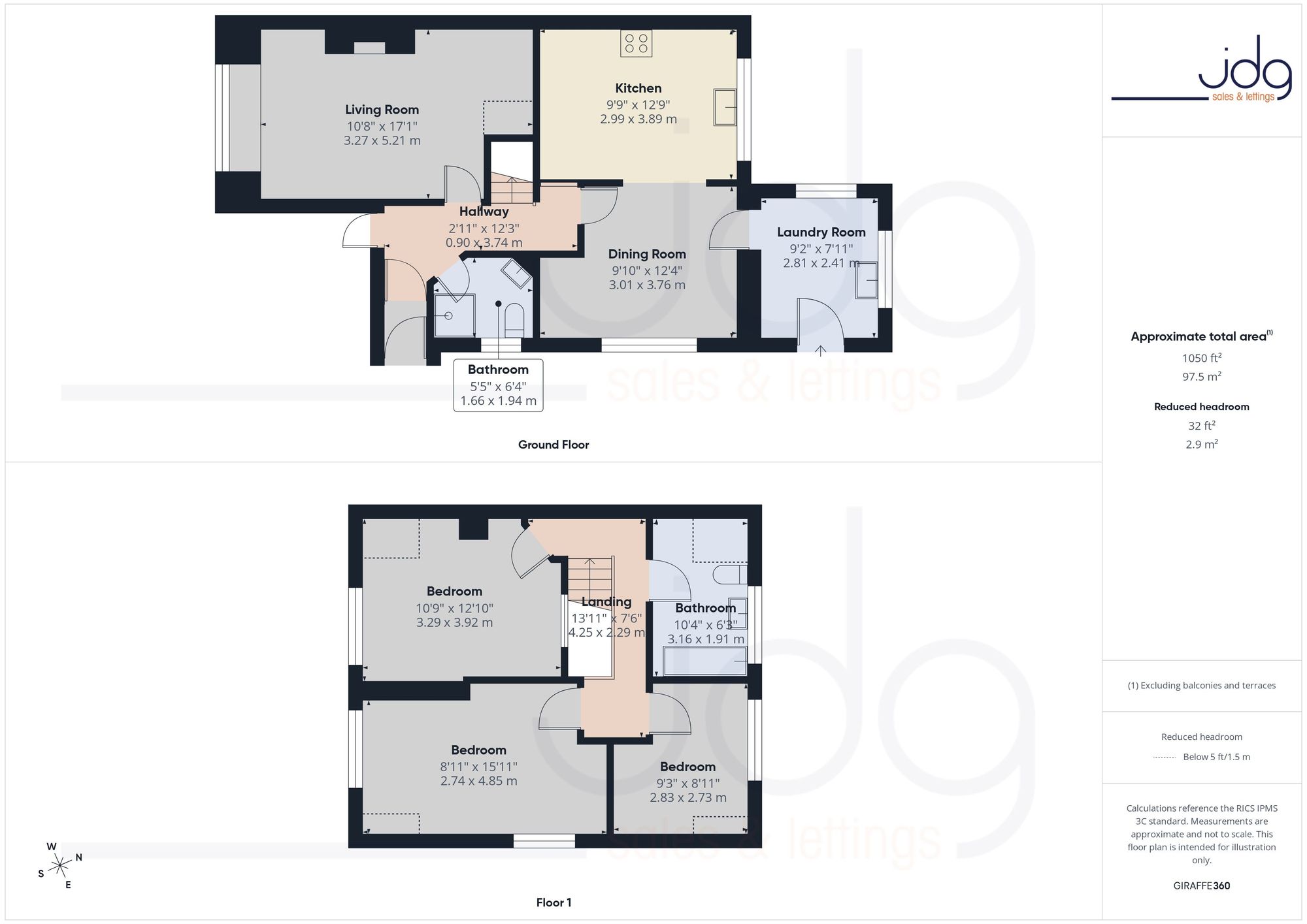1, Newlands Road, Lancaster, LA1 floorplan
