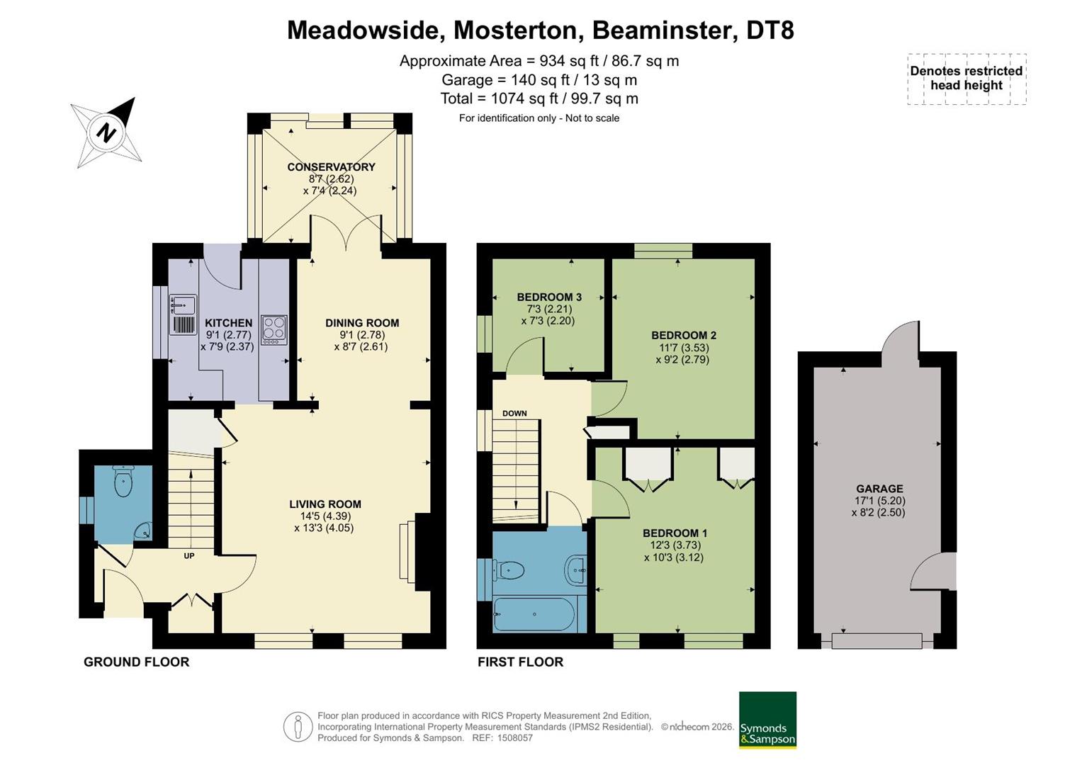 19, Meadowside, Beaminster floorplan