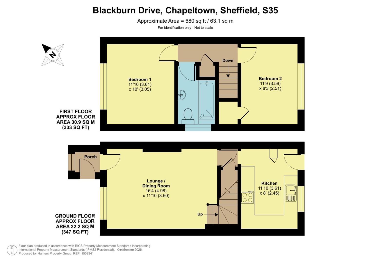 148, Blackburn Drive, Chapeltown floorplan