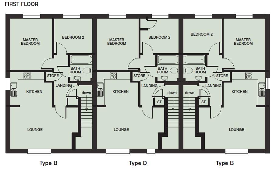 2 Bedrooms Flat for sale in Heathfields, Off Stone Cross Lane North, Lowton, Warrington WA3