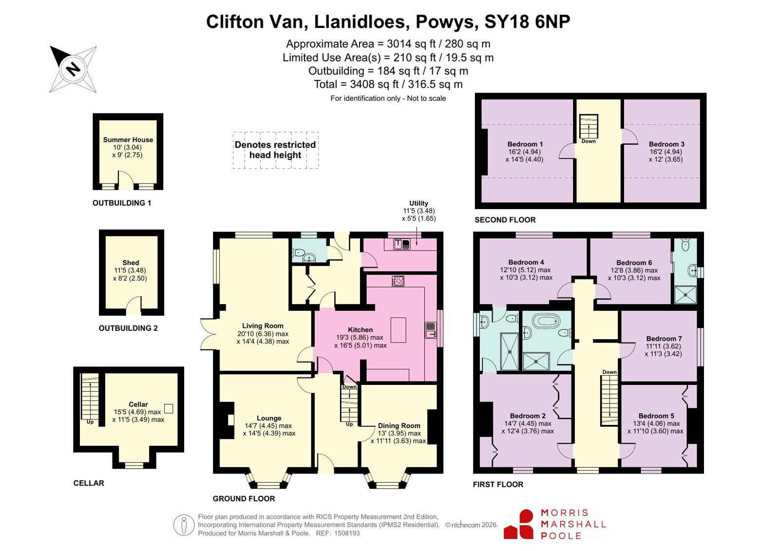 Clifton,, Van, Powys floorplan