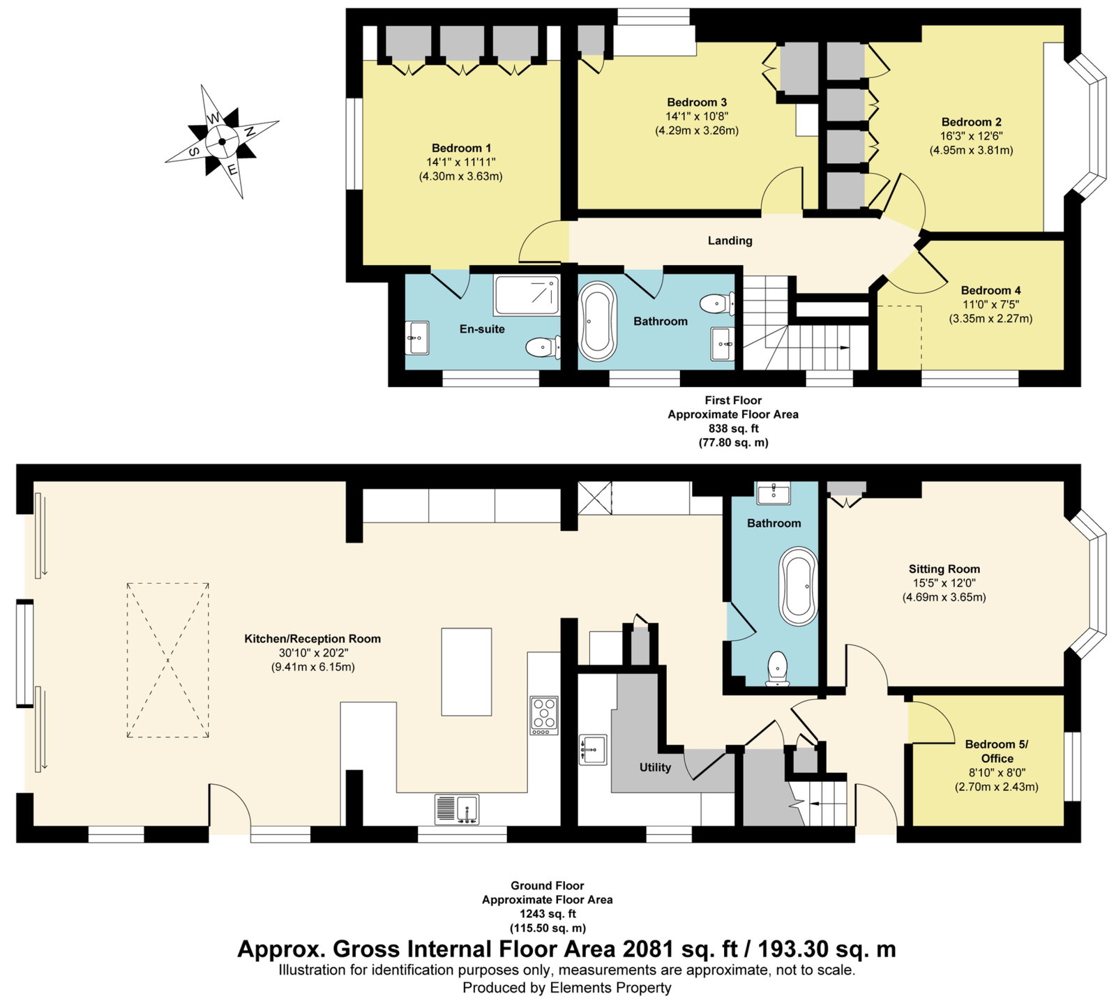 47, Tattenham Way, Tadworth floorplan