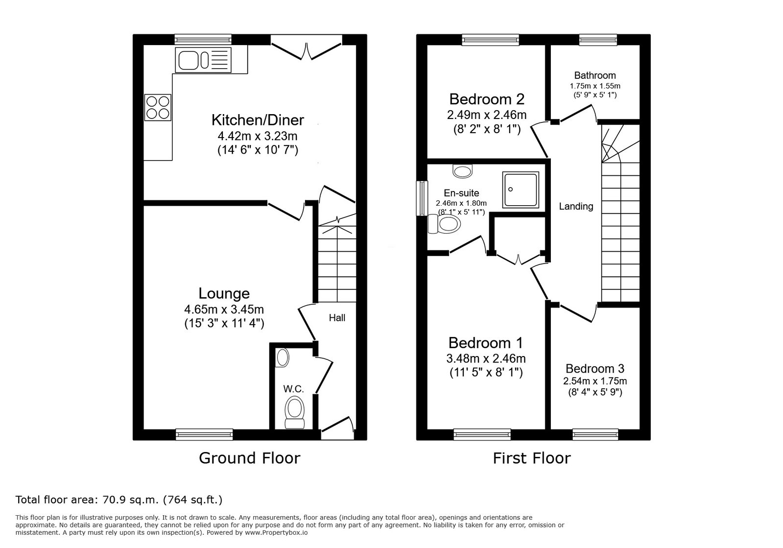 Bryn Uchaf, Llanelli floorplan
