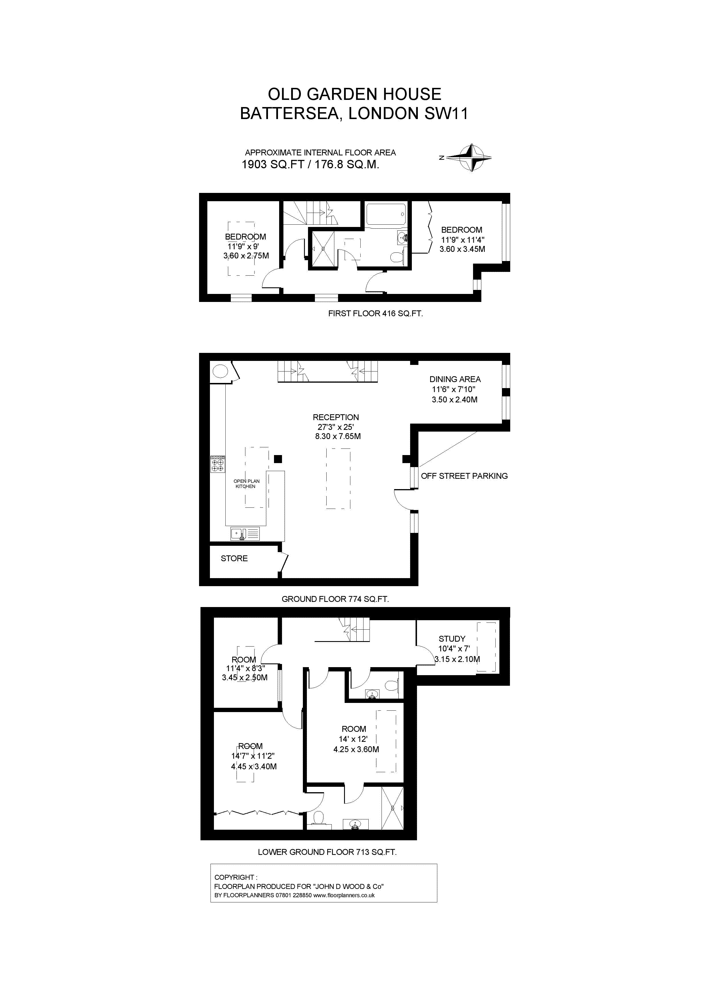 Old Garden House, Bridge Lane, Battersea, London SW11, 4 bedroom