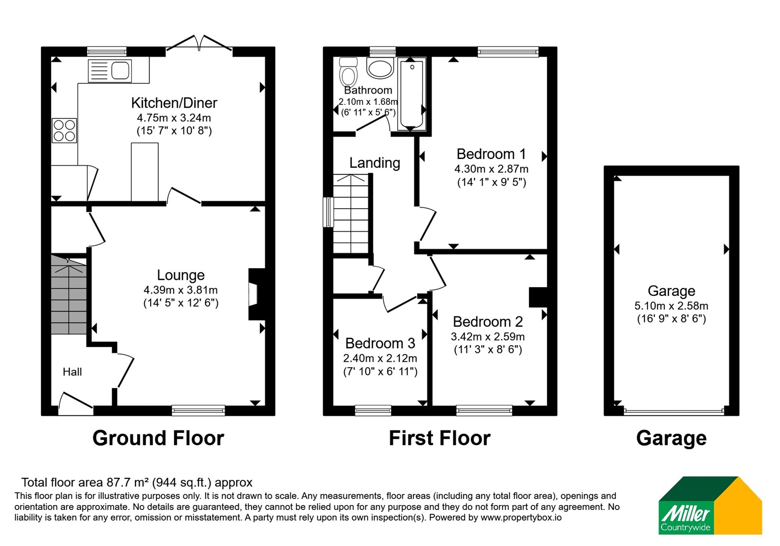 11, Manor View, Cornwall floorplan