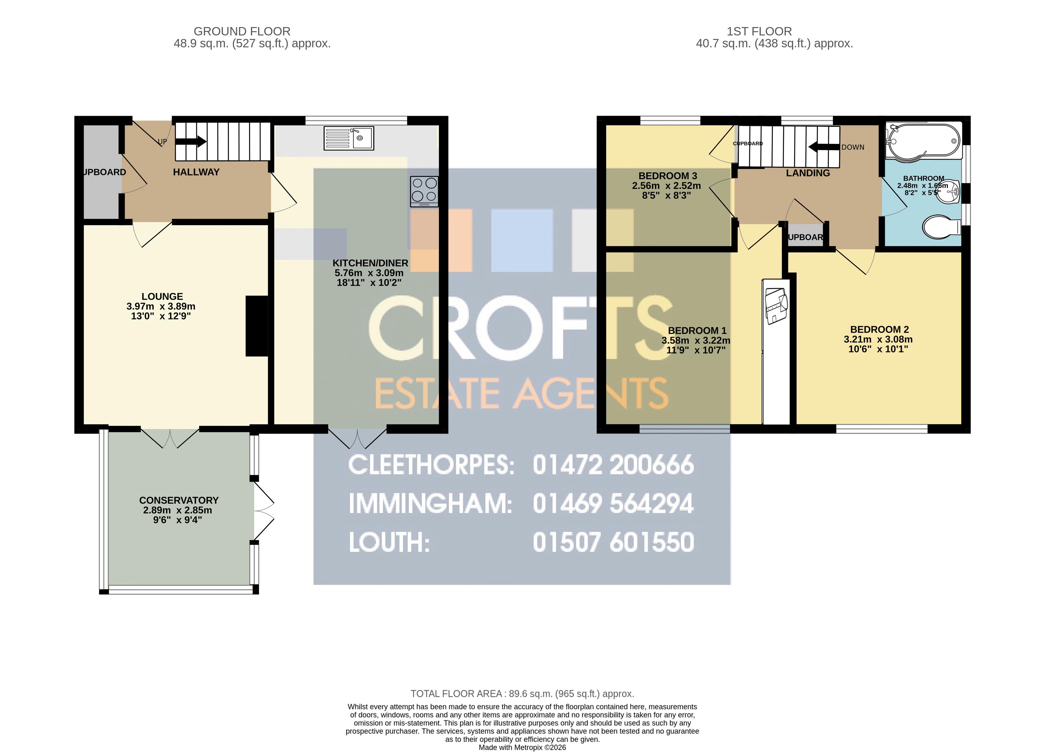 7, Fury Avenue, Grimoldby floorplan