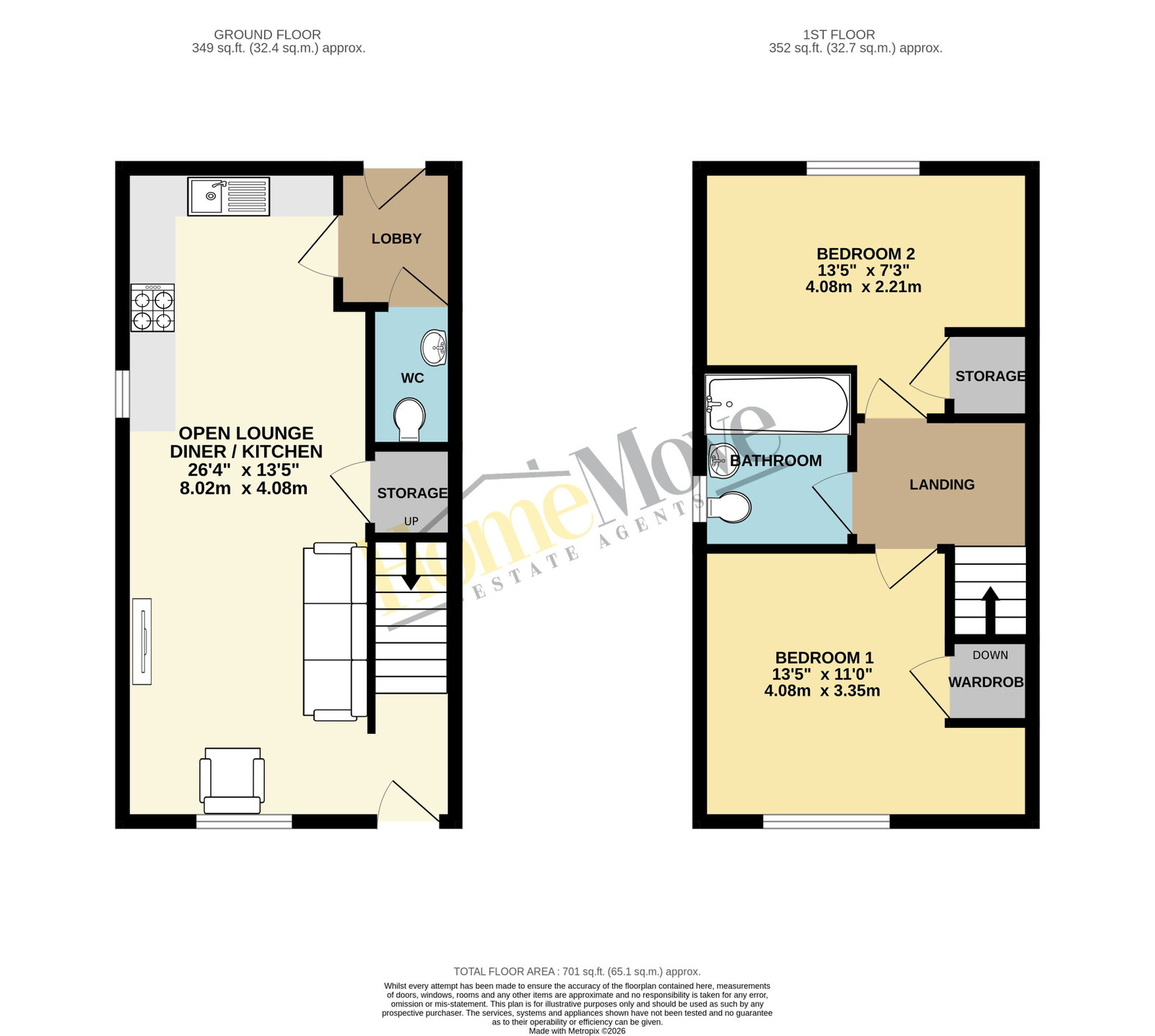 46, Grimsthorpe Avenue, Kettering floorplan