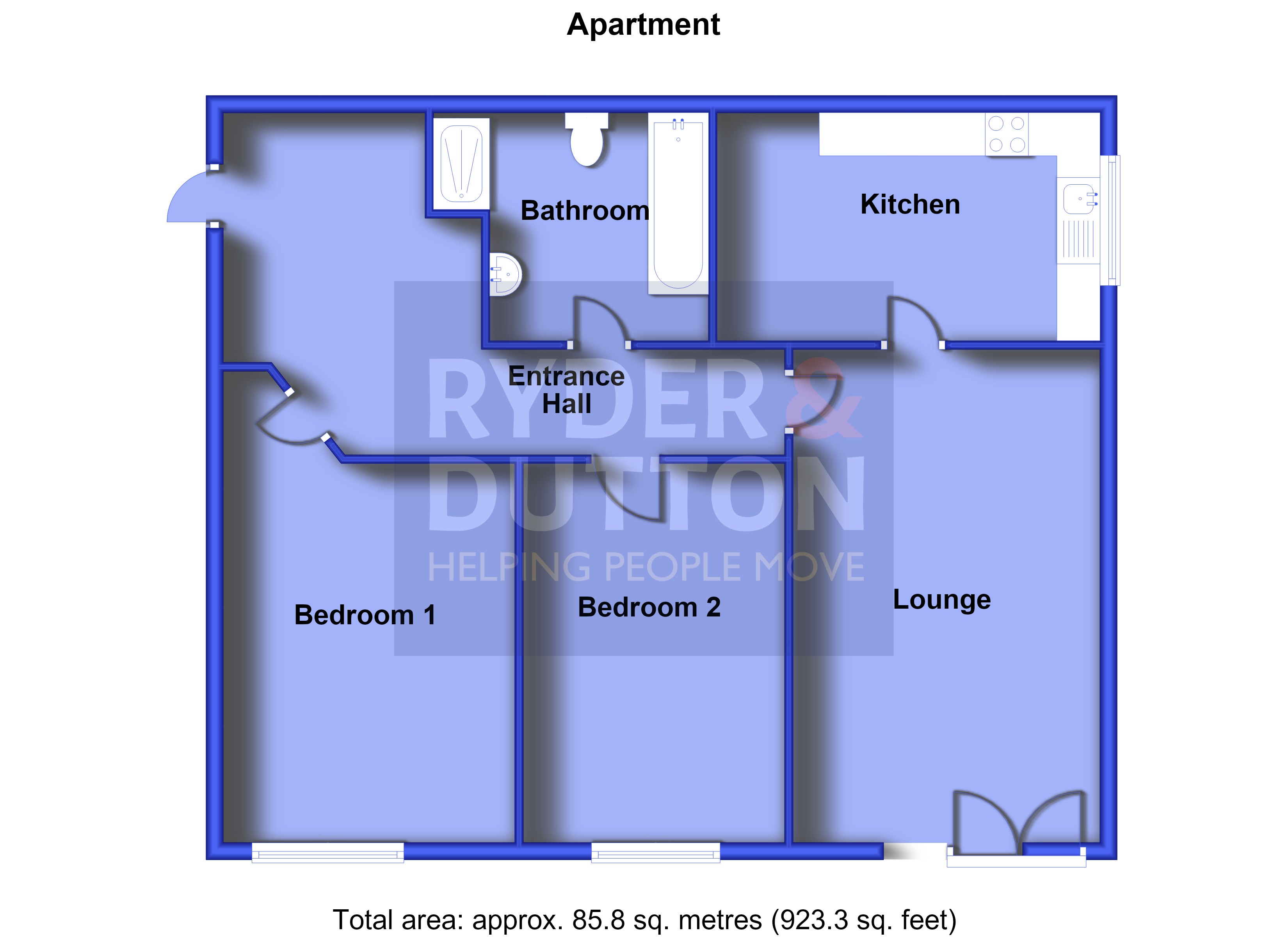 26, Baldwins Close, Oldham floorplan