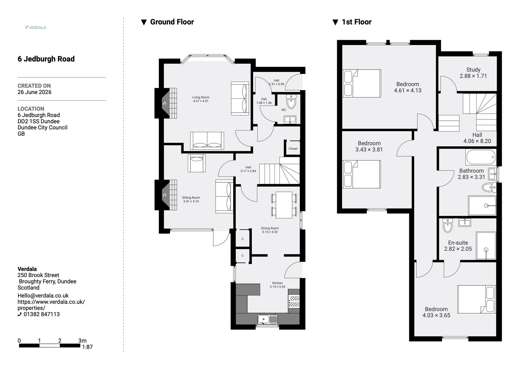 6 Jedburgh Road, Dundee floorplan