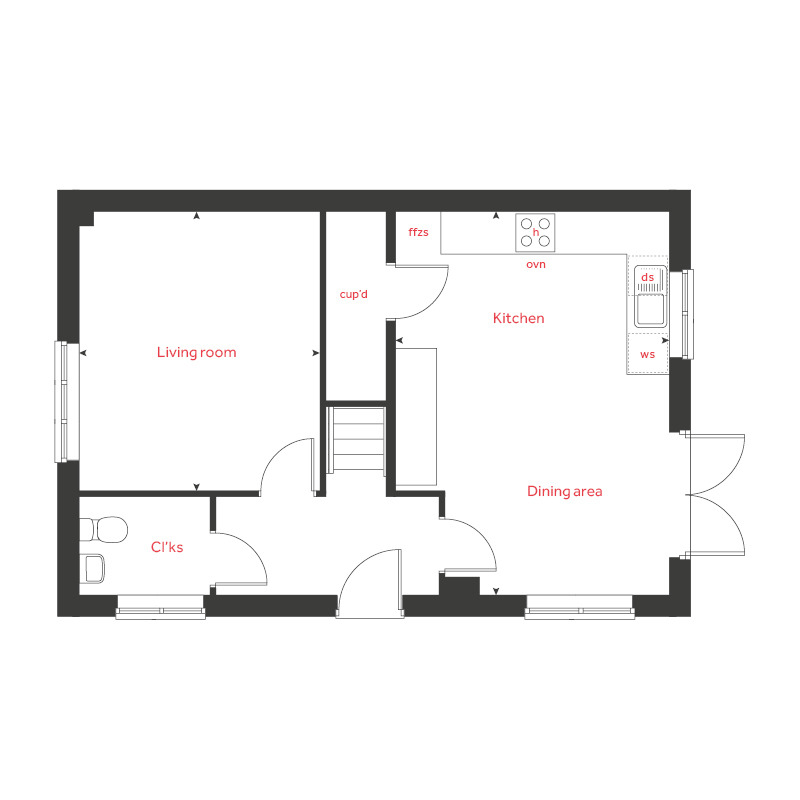 253, Off Roman Road, Holden Fold, Blackburn floorplan
