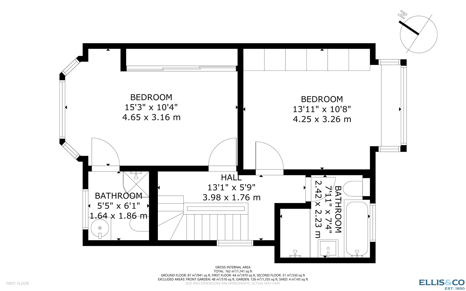 Elm Avenue, Eastcote floorplan