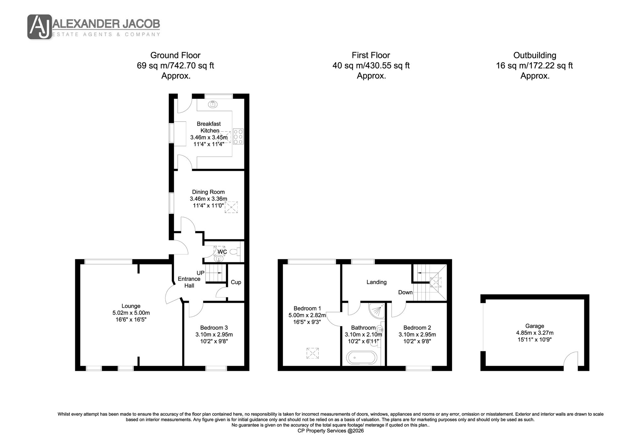 Wheatsheaf Barn, Retford floorplan