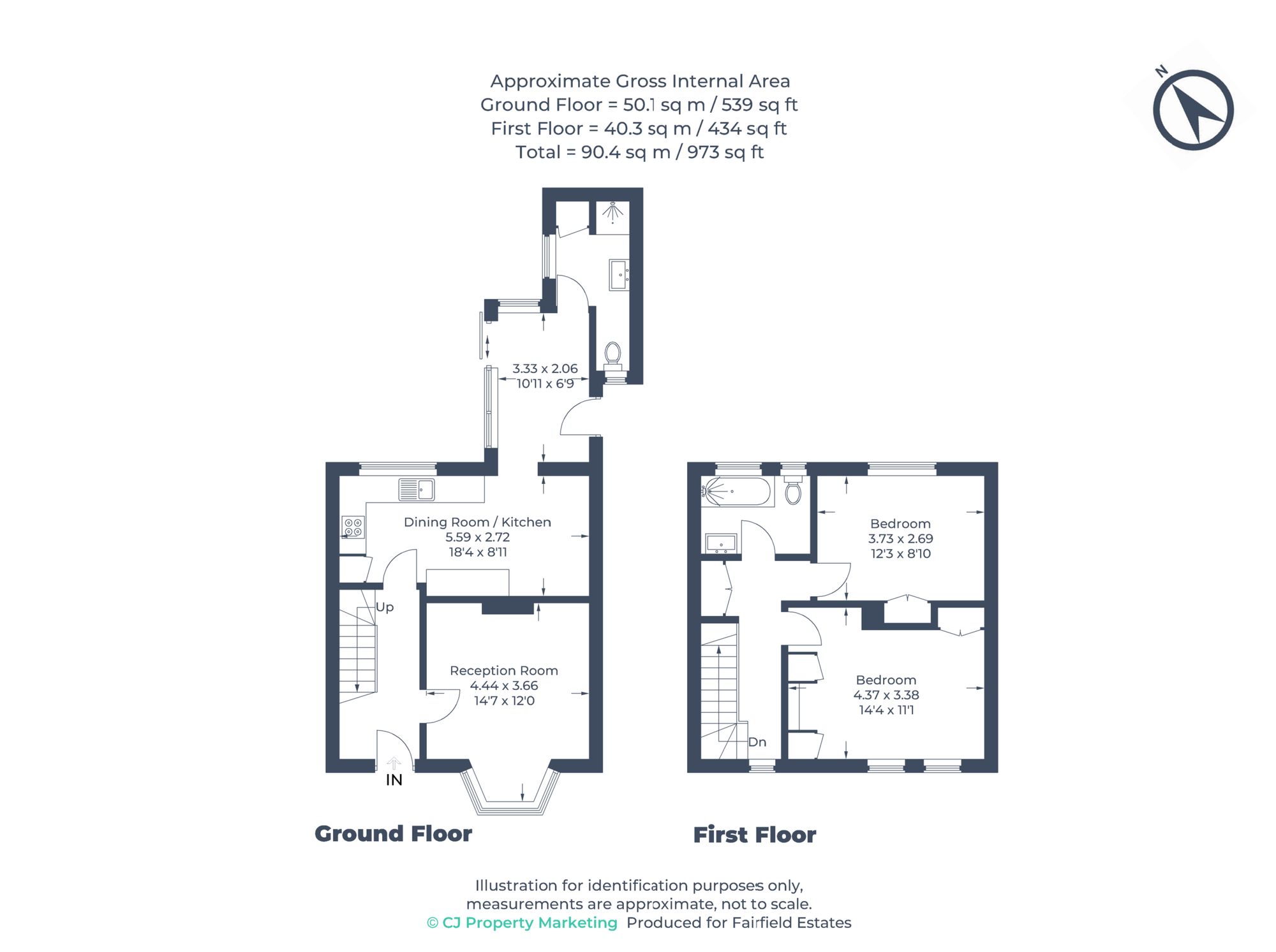 59 Highwood Avenue, Bushey floorplan