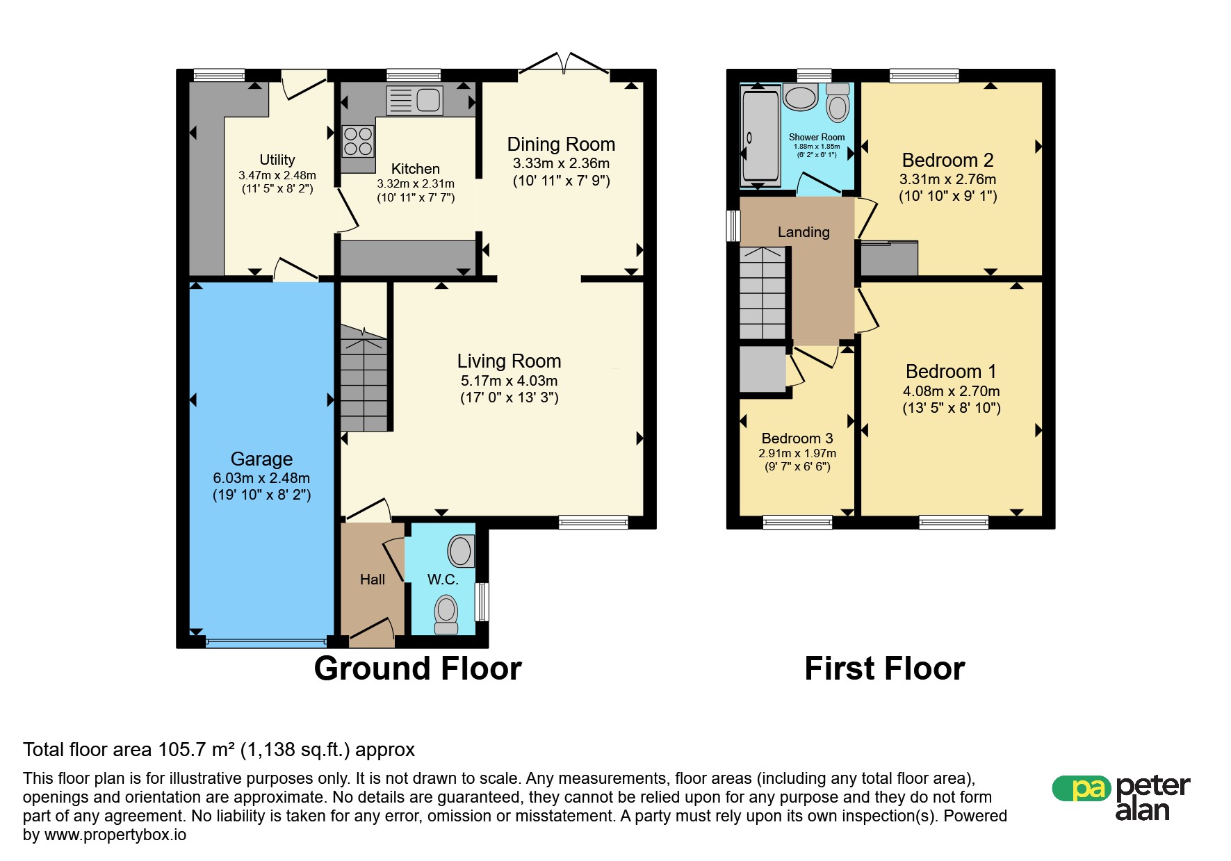 43, Meadow Rise, Caldicot floorplan