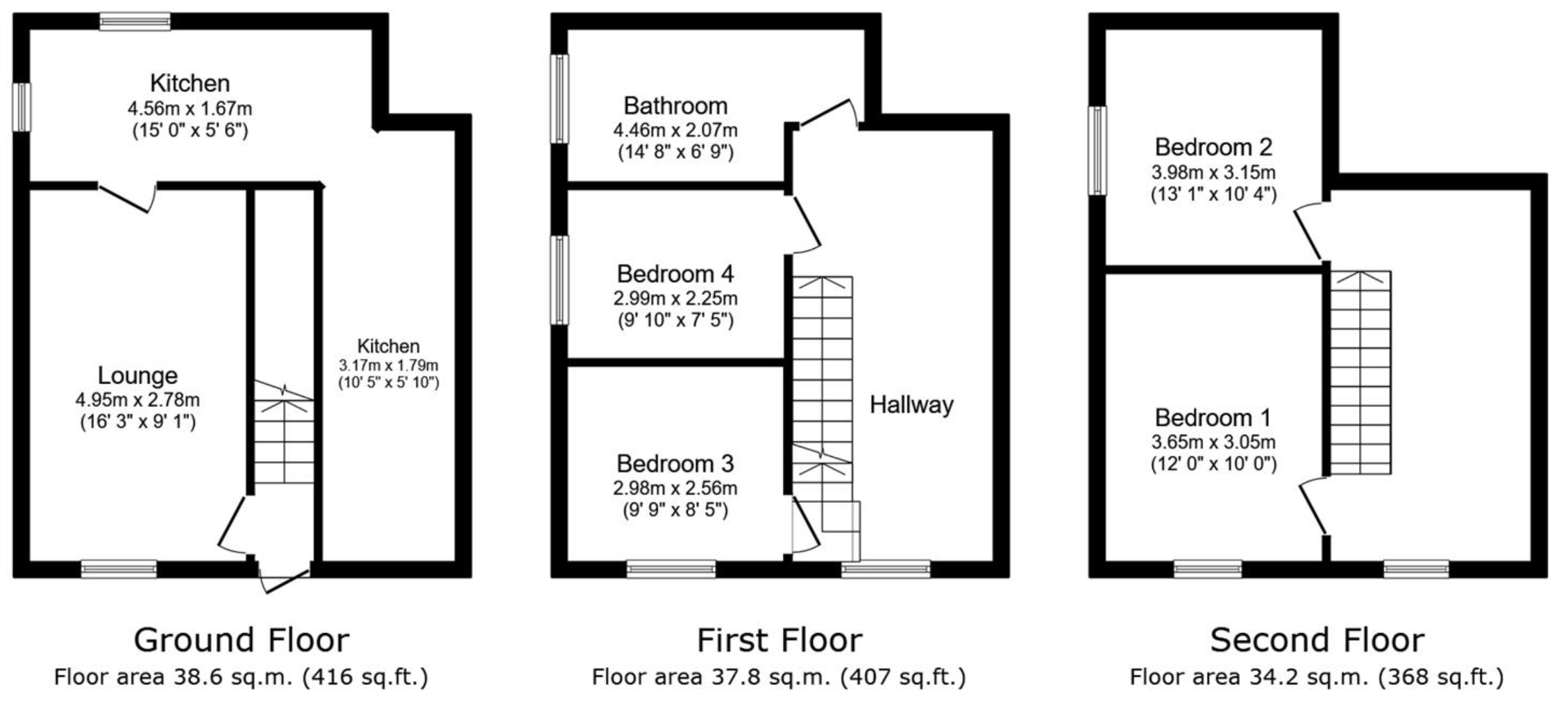 78 Coombe Lane, Torquay floorplan