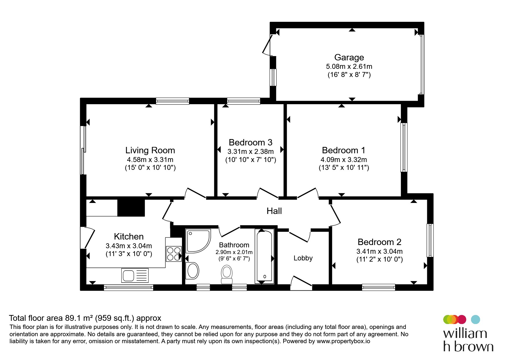 4, Heath Estate, Sudbury floorplan
