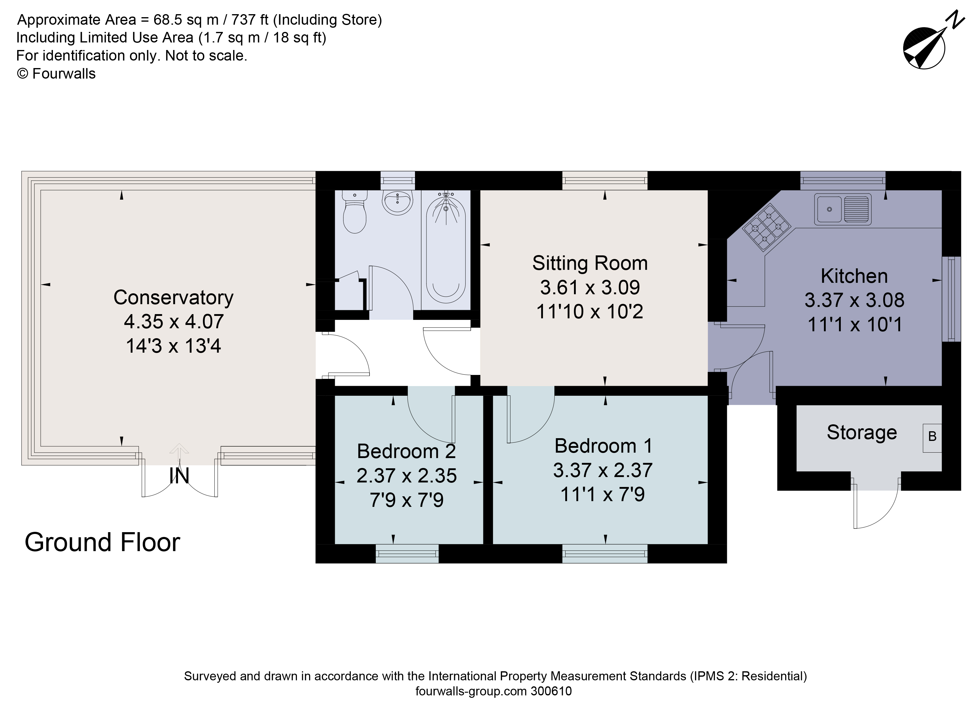 Old Uxbridge Road, Rickmansworth, Hertfordshire WD3, 2 bedroom bungalow
