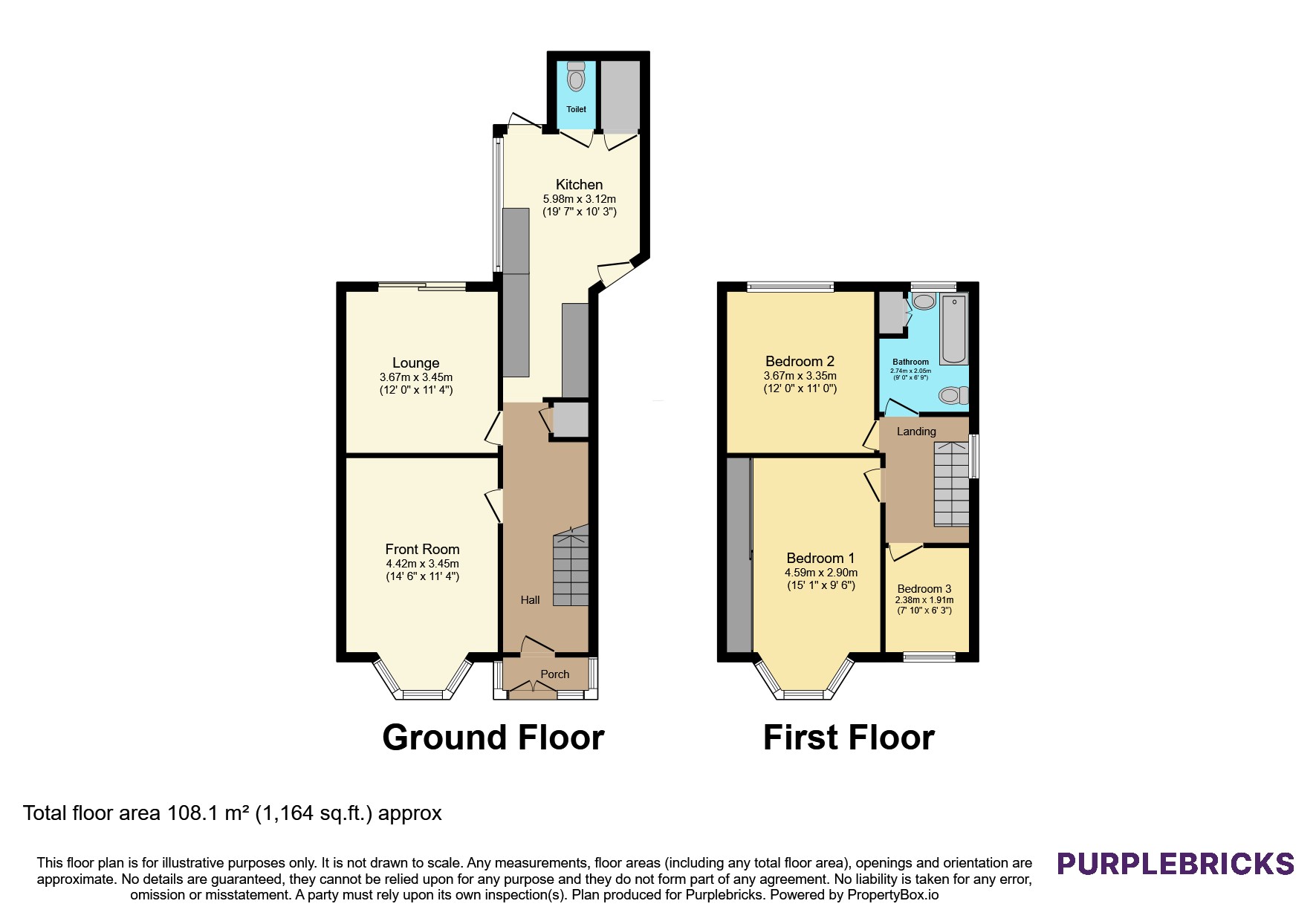 40, Goosemoor Lane, Birmingham floorplan