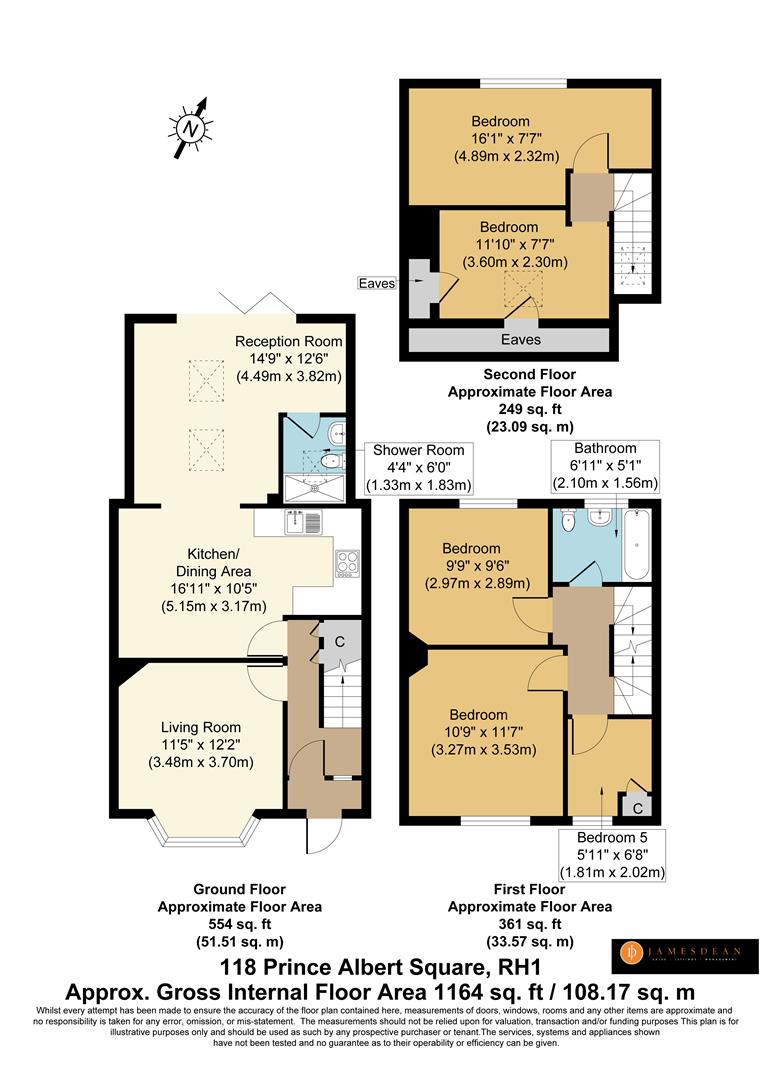 118, Prince Albert Square, Redhill floorplan