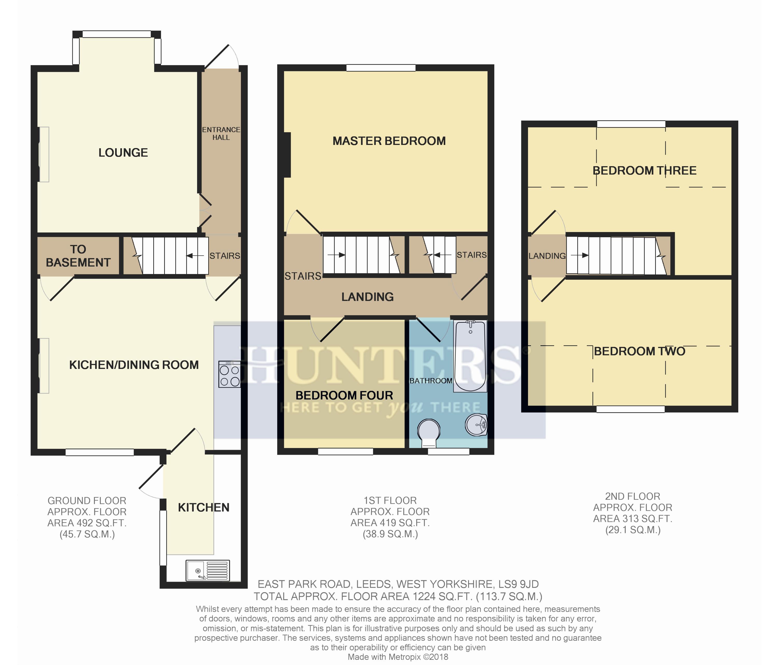 4 Bedrooms Terraced house for sale in East Park Road, Leeds, West Yorkshire LS9