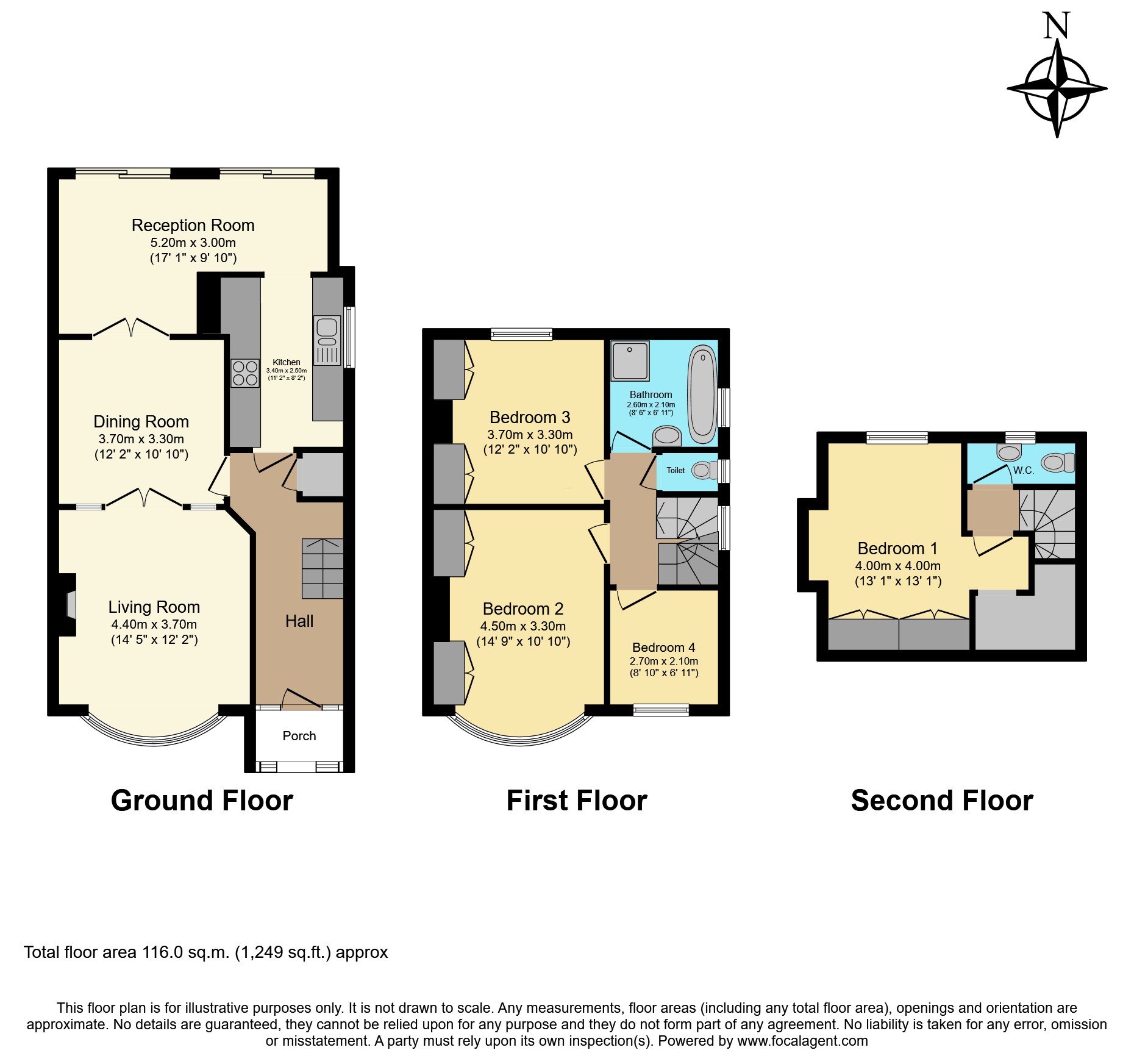 118, Elms Road, Harrow floorplan