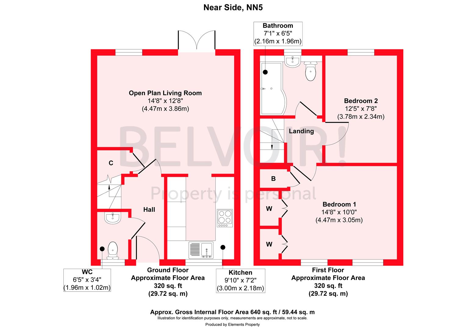 25, Near Side, Northampton floorplan
